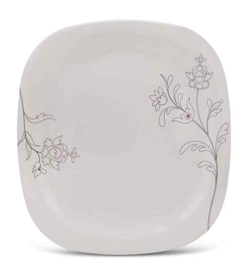 Buffet Plate Set   Summer Steams  12.5  , Stain Free, Glazed Finish, Pure Melamine ,6 nos.