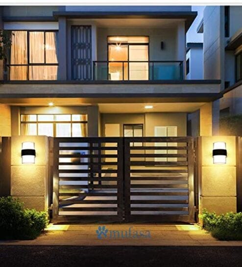 Bulkhead Rainproof 21 Watts Warm White LED Outdoor Up & Down Wall Light