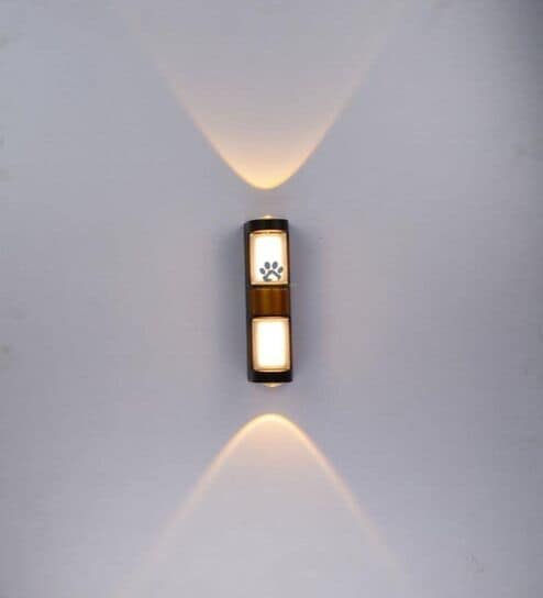 Bulkhead Rainproof 6 Watts 2 Ray Front Warm White LED Outdoor Up & Down Wall Light