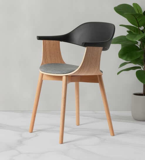 Buren Classic Chair In Natural Wood Finish