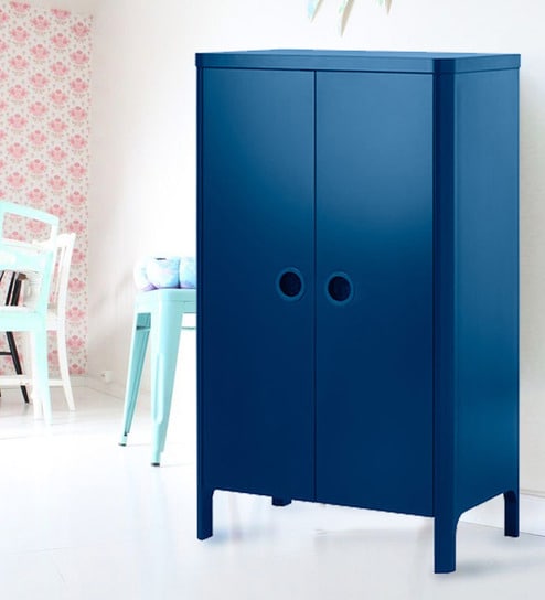 Buy Busunge Wardrobe In Blue Colour By Tezerac Online Kids