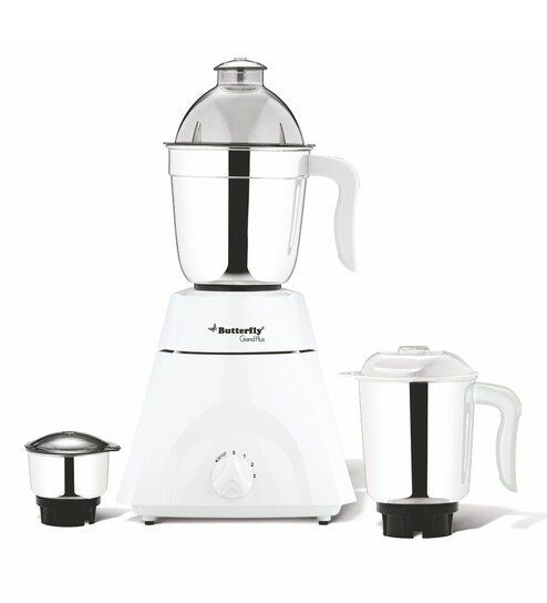 Butterfly 3 Jars 750w White Mixer Grinder Model No Grandp3