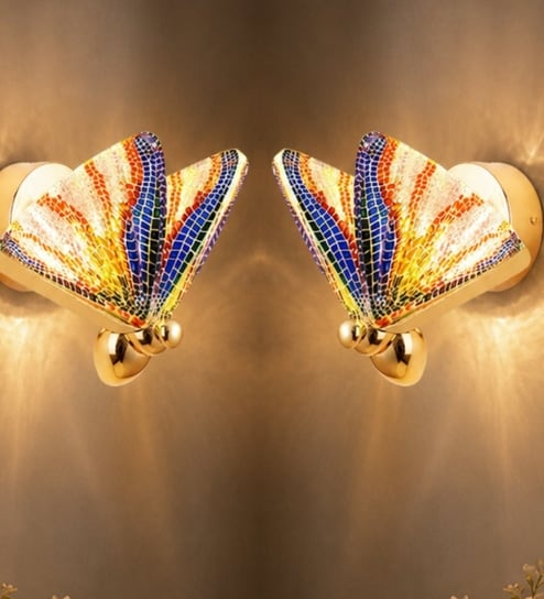 Butterfly Novelty Wall Lamp Set of 2