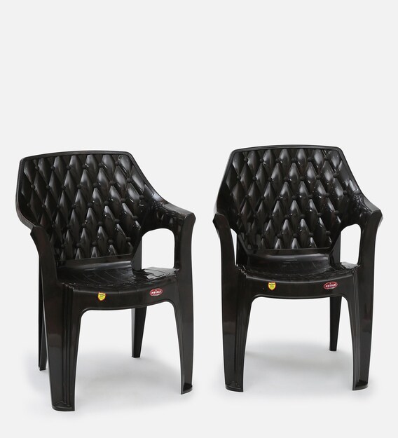 Buy Bullet Plastic Chair In Cherry Colour By Prima Online Armed Plastic Chairs Chairs Furniture Pepperfry Product