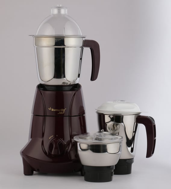 Buy Butterfly Cherry Stainless Steel Jet 750 Watt Mixer Grinder with 4