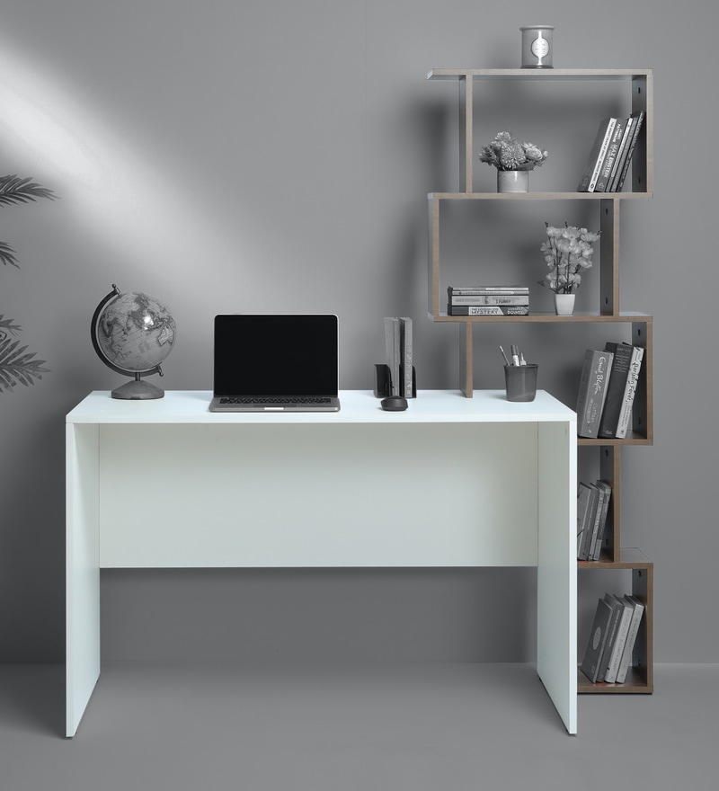 pepperfry study table white