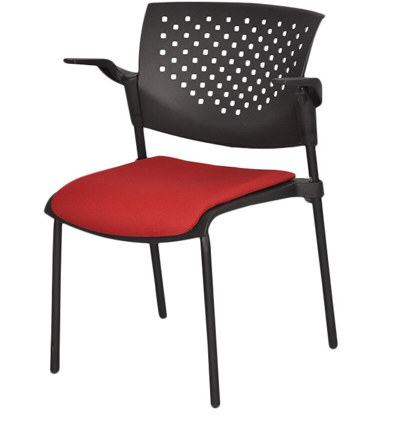 Buy Butterfly Chair with Cushion in Red Color by Nilkamal Online