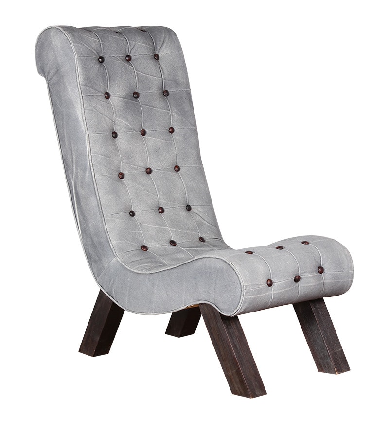 Buy Button Design Easy Chair Online 1 Seater Sofas Sofas