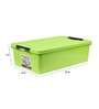 Gooseberries Plastic Kids Storage Box in Green Colour