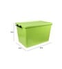 60 Ltr Plastic Storage Box in Green Colour