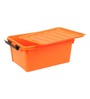 Buggy Medium Plastic Kids Storage Box in Orange Colour