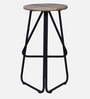 Buckley Metal Bar Stool In Black Colour