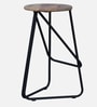 Buckley Metal Bar Stool In Black Colour