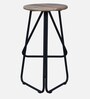 Buckley Metal Bar Stool In Black Colour