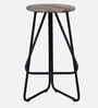 Buckley Metal Bar Stool In Black Colour