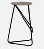 Buckley Metal Bar Stool In Black Colour