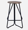 Buckley Metal Bar Stool In Black Colour