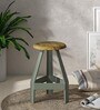 Bucko Metal Seating Stool In Grey Colour