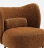 Bucolic Solace Fabric Lounge Chair In Brown Color