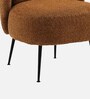 Bucolic Solace Fabric Lounge Chair In Brown Color