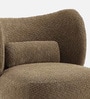 Bucolic Solace Fabric Lounge Chair In Light Brown Colour