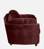Bucurest Velvet 1 Seater Sofa in Wine Colour