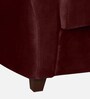 Bucurest Velvet 1 Seater Sofa in Wine Colour