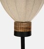 Bud Off White Floor Lamp Black Handcrafted