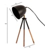 Bud Teak Wood Table Lamp