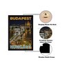 Budapest Hungary Texture Paper Framed Art Print