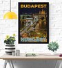 Budapest Hungary Texture Paper Framed Art Print