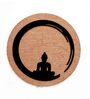 Buddha 3D Brown Wooden Wall Art