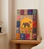 (1Pc) Multicolor Canvas Elephant Floral Wall Art