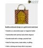 Buddha Adrian Yellow Iron Magazine Rack