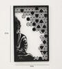 Buddha Black Spiritual Metal Wall Art