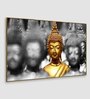 Buddha Gold & Grey Canvas Art Print
