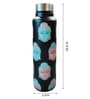 Buddha Graphic Art Print Black Stainless Steel 950ml Water Bottle