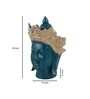 Buddha Green Polyresin Idol