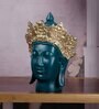 Buddha Green Polyresin Idol