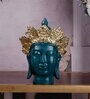 Buddha Green Polyresin Idol