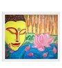 Buddha Handmade Acrylic Paint On Canvas Unframed