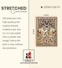 Buddha Madhubani Stretched Canvas Painting