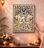 Buddha Madhubani Stretched Canvas Painting