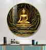 Buddha'S Cosmic Refuge Acrylic Round Wall Art