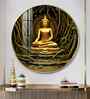 Buddha'S Cosmic Refuge Acrylic Round Wall Art