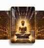 Buddha's Glow MDF Wood Acrylic Wall Art