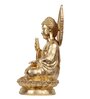 Buddha Serenity Golden Polyresin Idol