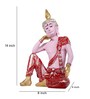 Buddha Serenity Pink Polyresin Idol