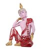 Buddha Serenity Pink Polyresin Idol