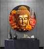 Buddha Spiritual Awakening Acrylic Round Wall Art
